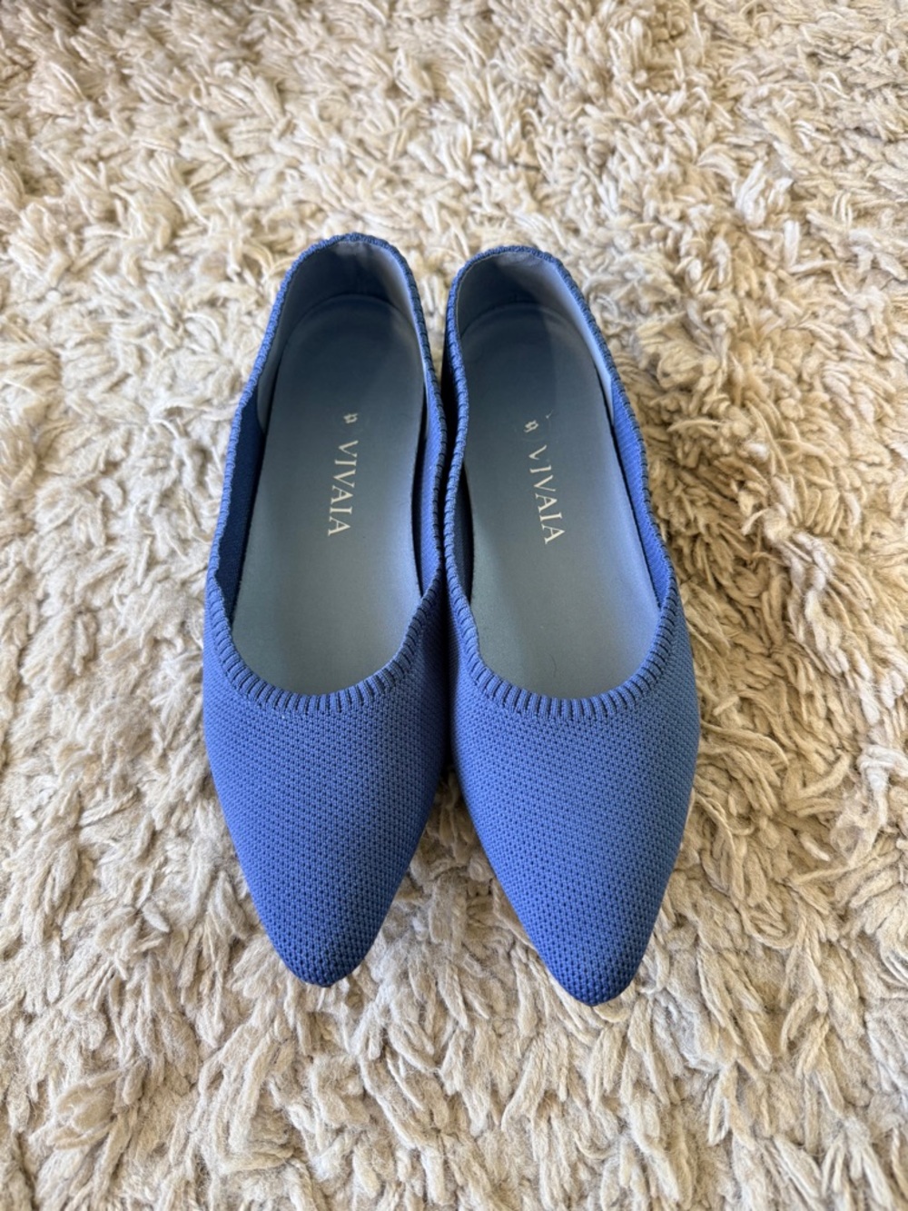 VIVAIA Aria Ballet Flats Womens Size 40 Navy Blue
Good used condition